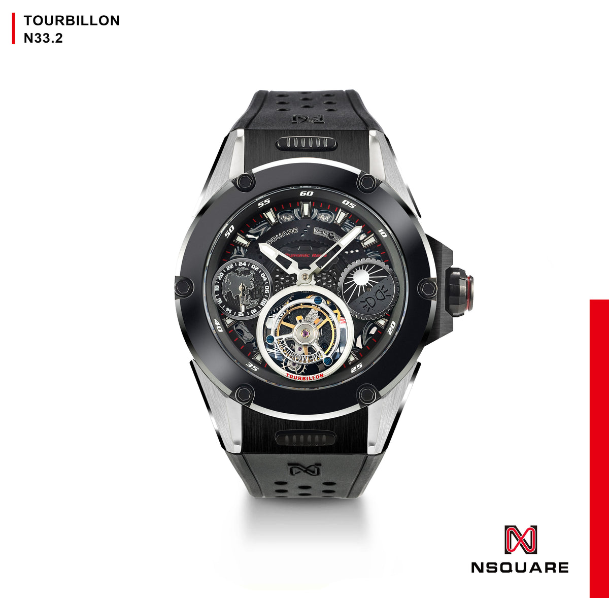 NSQUARE DYNAMIC RACE TOURBILLON Watch|NSQUARE DYNAMIC RACE 陀飛輪