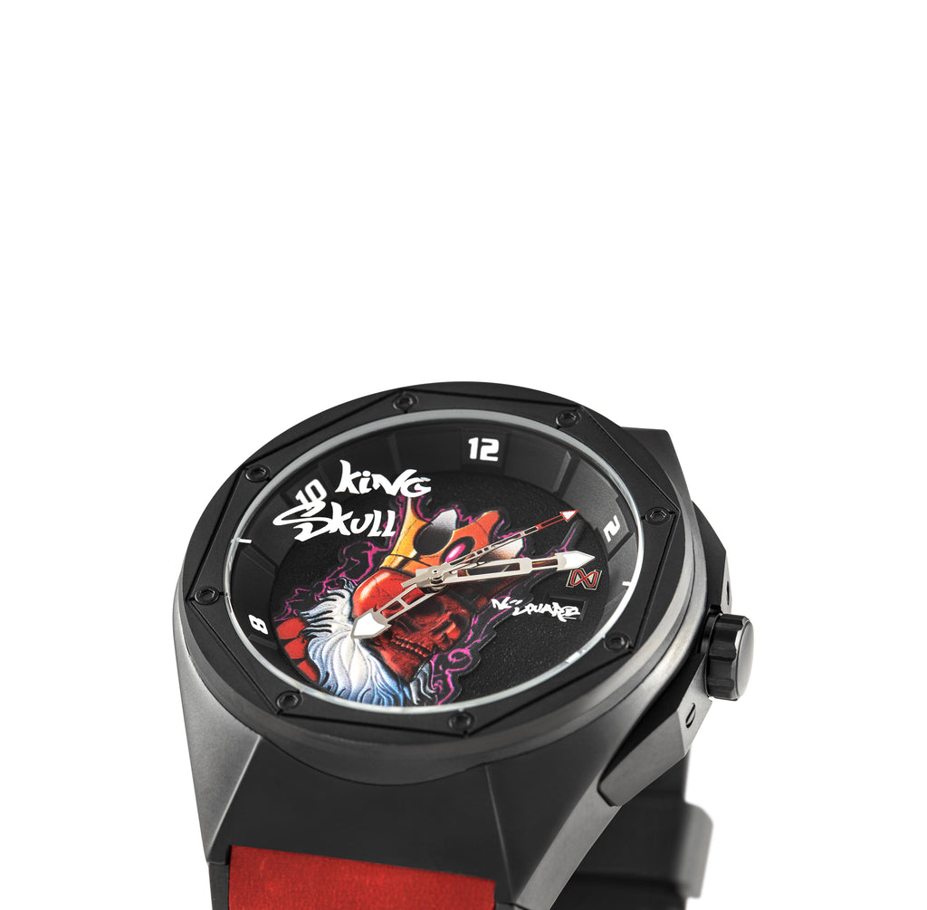 King Skull Automatic N43.1 Black/Red