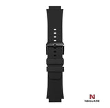 N12- Black rubber strap and buckle