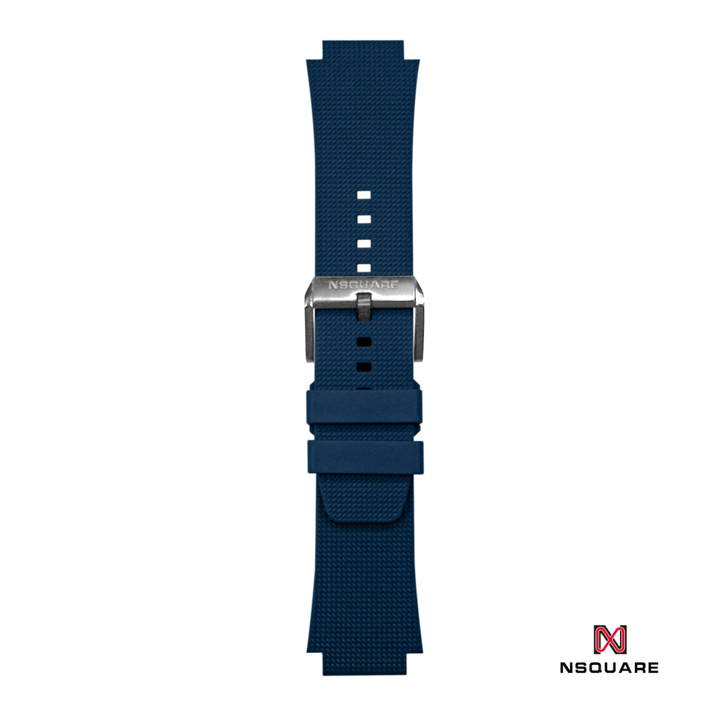 N12 blue rubber strap and Buckle